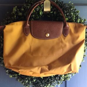 XSmall Mustard Longchamp Bag Purse